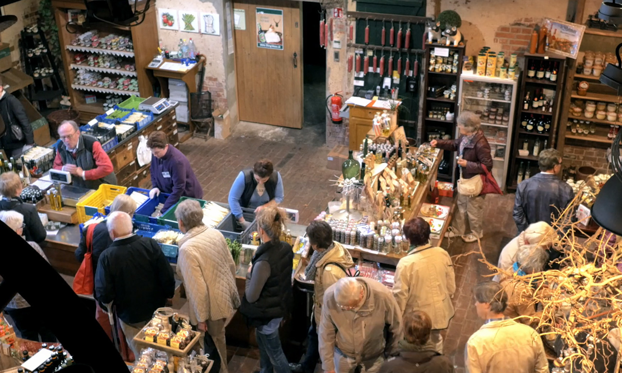 Verkaufshalle von Steinkrögers Hof