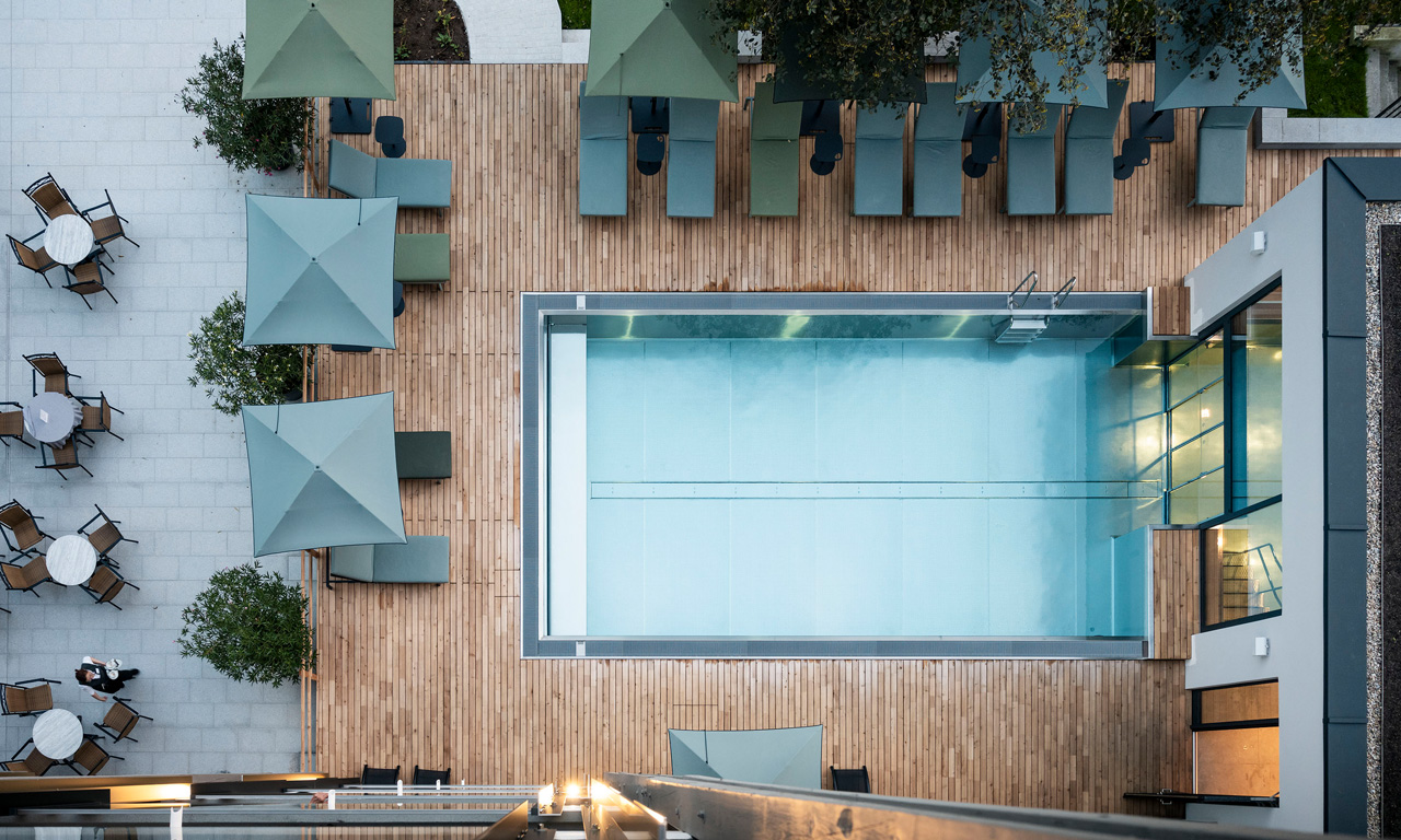 Hotel Wittelsbach Pool draußen