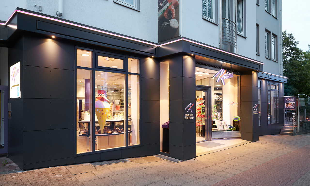 Eingangsbereich der Conditorei Kraume