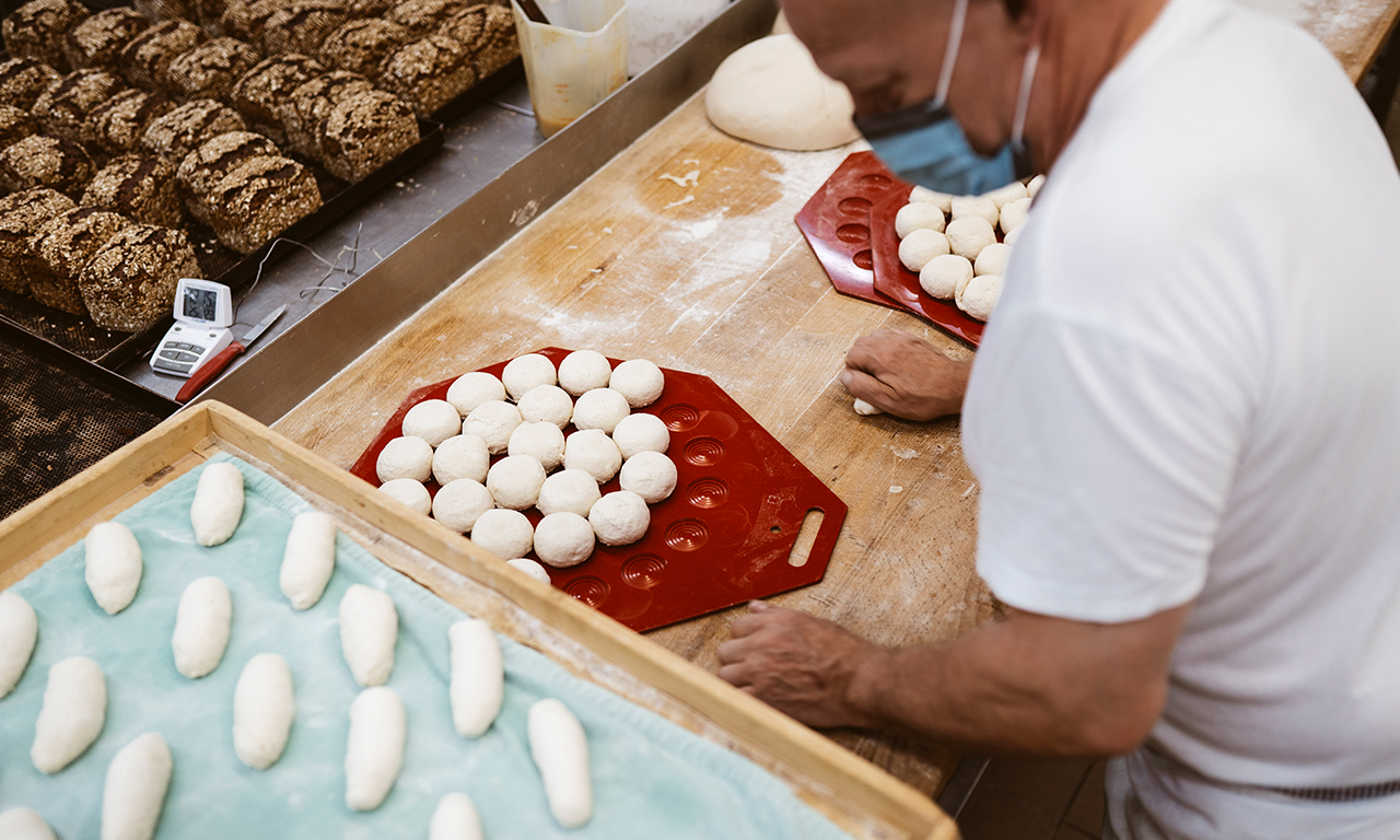 Bäcker in der Conditorei Kraume